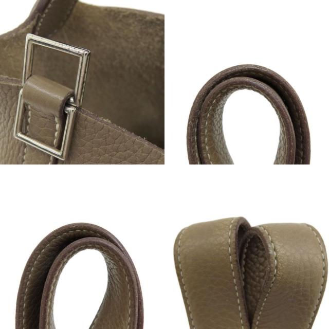 エルメス ピコタンロック PM エトゥープ シルバー金具 HERMES エルメス ピコタンロックPM エトープ エトゥープ シルバー金具