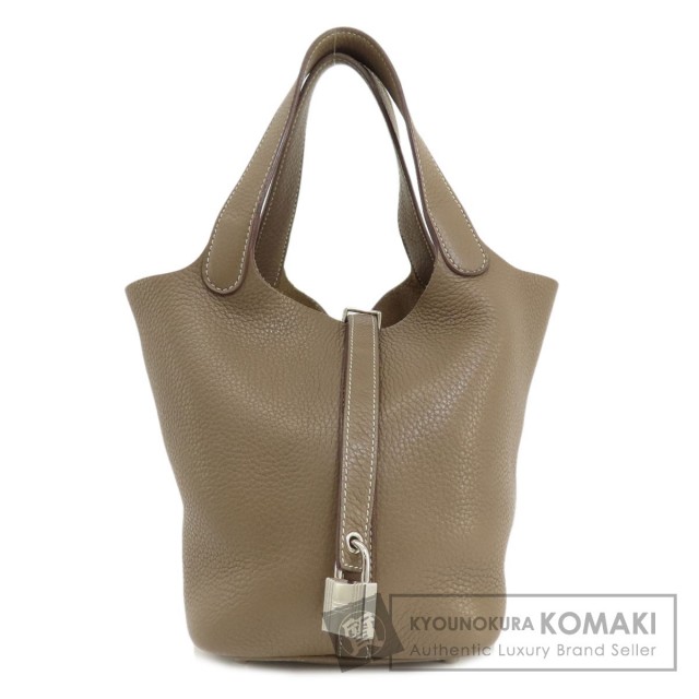 ⭐︎HERMES⭐︎ エルメス ピコタン PM エトゥープ　シルバー金具 HERMES エルメス ピコタンロックPM エトープ エトゥープ