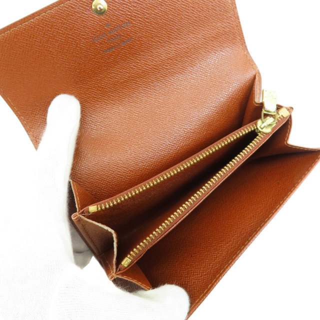 LOUIS VUITTON ルイヴィトン M61735 ポルトモネ・ジップ モノグラム 二  