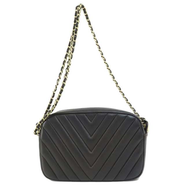 CHANEL シャネル Vステッチ ココマーク ゴールド金具 ショルダーバッグ  