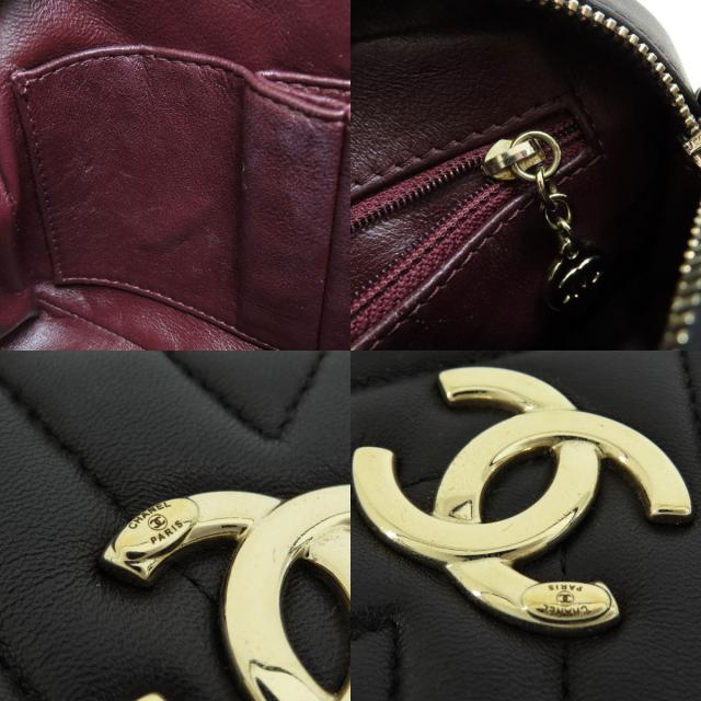 CHANEL シャネル Vステッチ ココマーク ゴールド金具 ショルダーバッグ 
