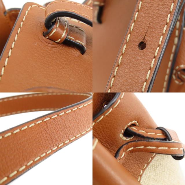 LOEWE ロエベ ハンモック 2WAY ハンドバッグ キャンバス/カーフ レディース 