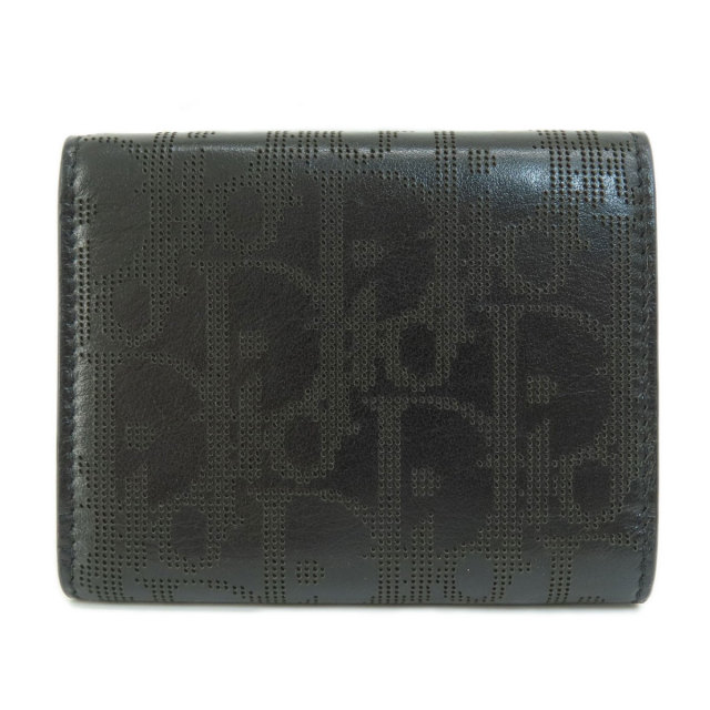 Dior Homme オブリーク トロッター 二つ折り財布 ブラック Dior ブラック 二つ折り財布 Dior Homme オブリーク トロッター 二