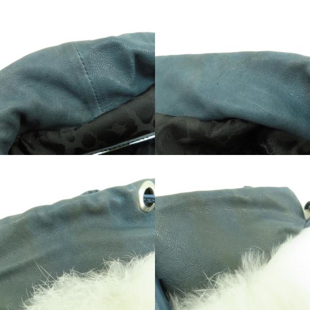 Jimmy Choo ジミーチュウ ファーバッグ 2WAY ハンドバッグ レザー