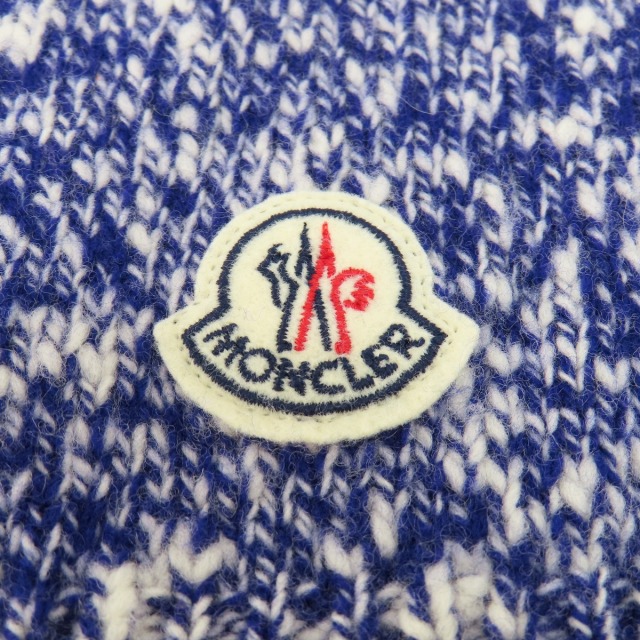 MONCLER モンクレール ロゴ マフラー ウール レディース