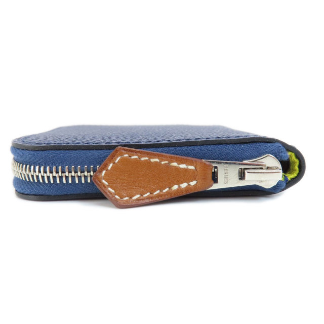 HERMES エルメス アザップシルクインコンパクト ブルーサフィール 