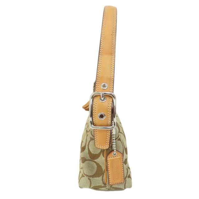 ☆美品☆ コーチ ワンショルダーバッグ ハンドバッグ シグネチャー 8K01 COACH コーチ 8K01 ワンショルダー シグネチャー ハンドバッグ