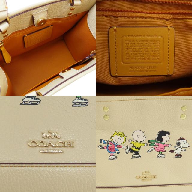 【美品】COACH＊ハンド 2way アクセサリーポーチ PEANUTSコラボ 楽天市場】【中古】COACH コーチ ポーチ スヌーピーコラボ COACH