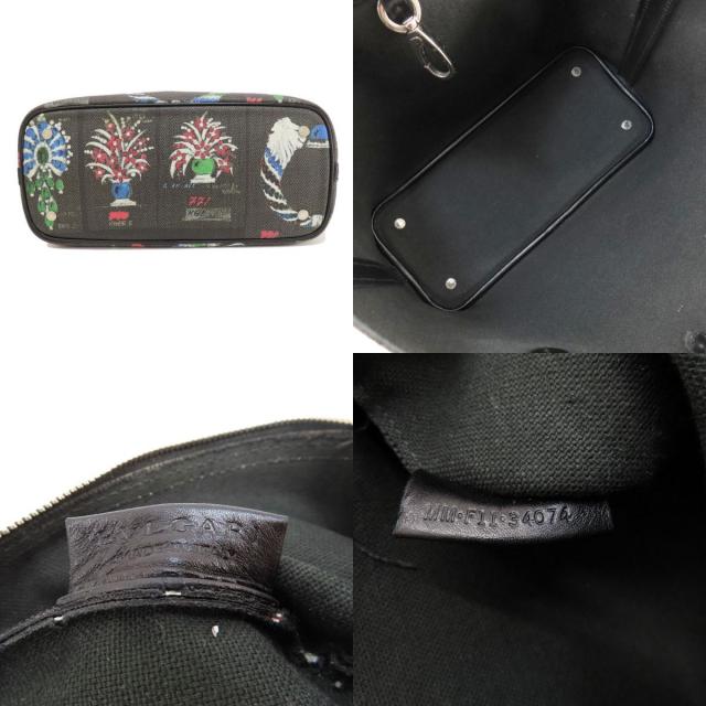 BVLGARI ブルガリ ジュエリー柄 ハンドバッグ PVC レディース