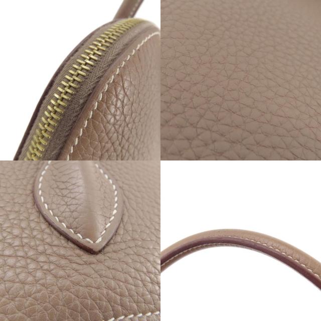HERMES エルメス ボリード31 エトープ エトゥープ ゴールド金具