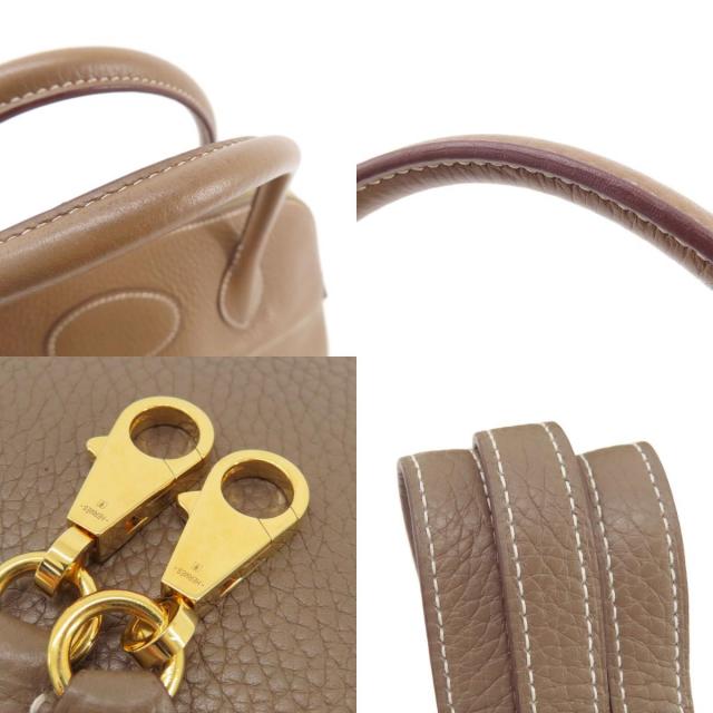 HERMES エルメス ボリード31 エトープ エトゥープ ゴールド金具