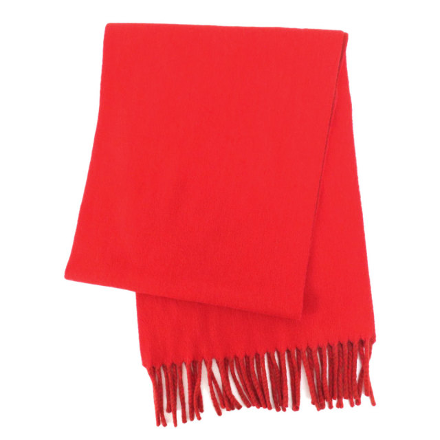 HERMES エルメス ロゴ マフラー カシミヤ レディース 