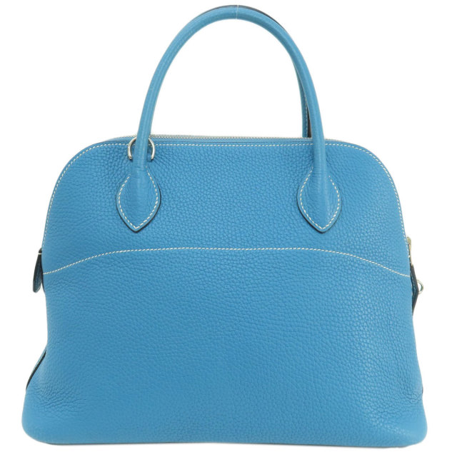 HERMES エルメス ボリード31 ブルージーン シルバー金具 ハンドバッグ 