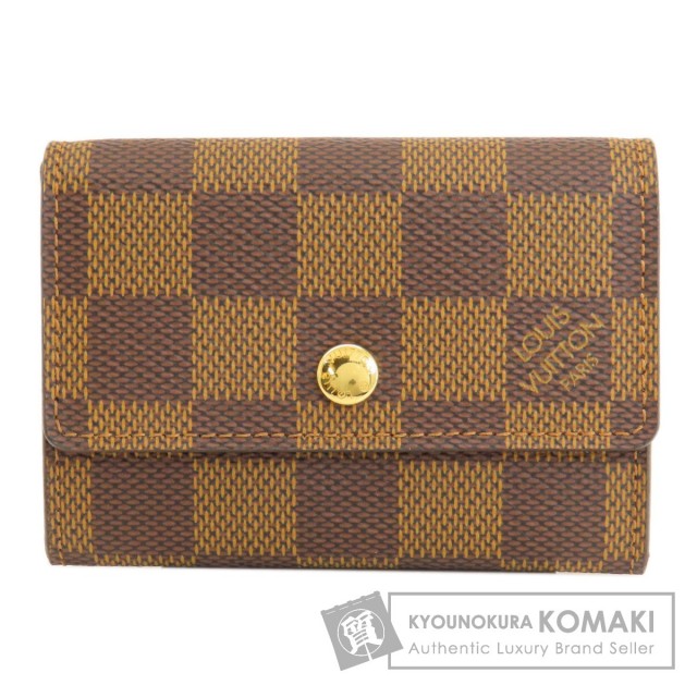 LOUIS VUITTON ルイヴィトン N61930 ポルト モネ・プラ ダミエ エベヌ  