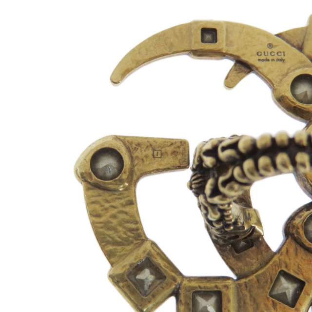 GUCCI グッチ GGマーモント ビジュー ダブルフィンガー リング・指輪  