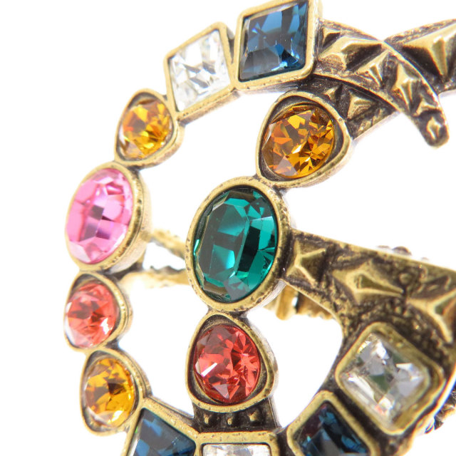 GUCCI グッチ GGマーモント ビジュー ダブルフィンガー リング・指輪  