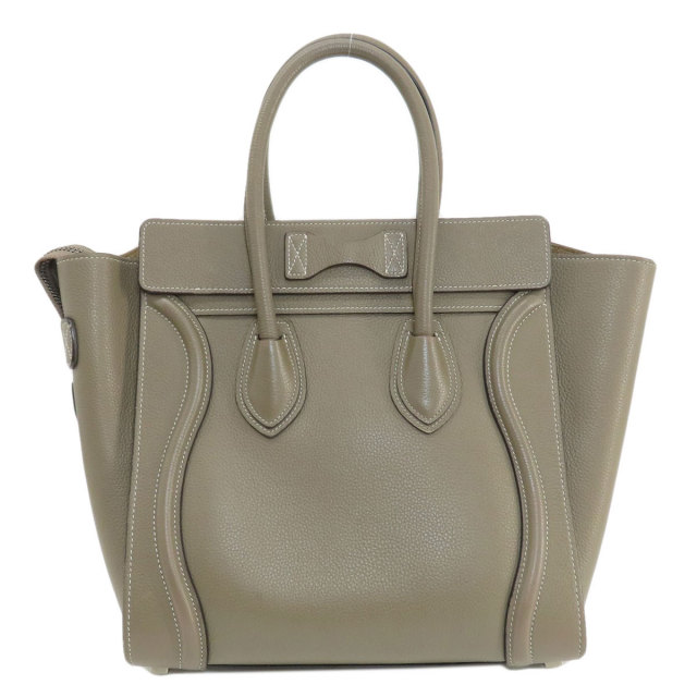 CELINE セリーヌ ラゲージマイクロ ハンドバッグ カーフ レディース 