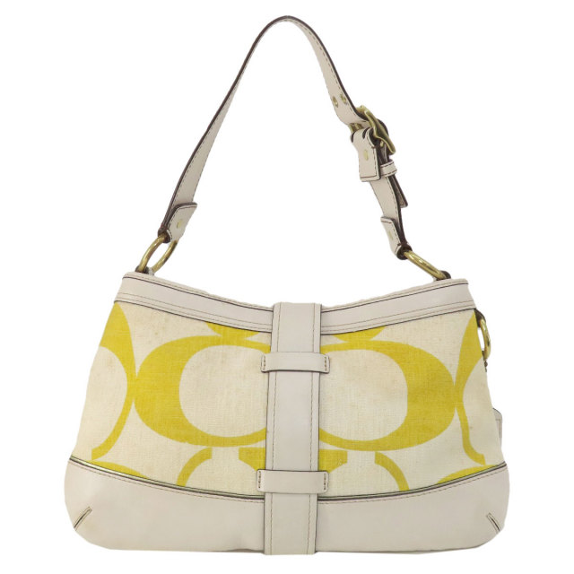 COACH コーチ 7469 シグネチャー ハンドバッグ キャンバス レディース