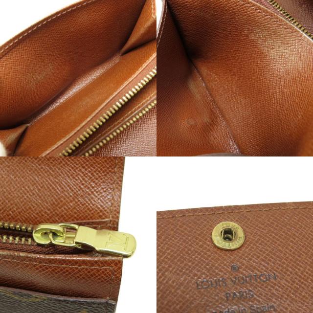 LOUIS VUITTON ルイヴィトン M61735 ポルトモネ・ジップ モノグラム 二 