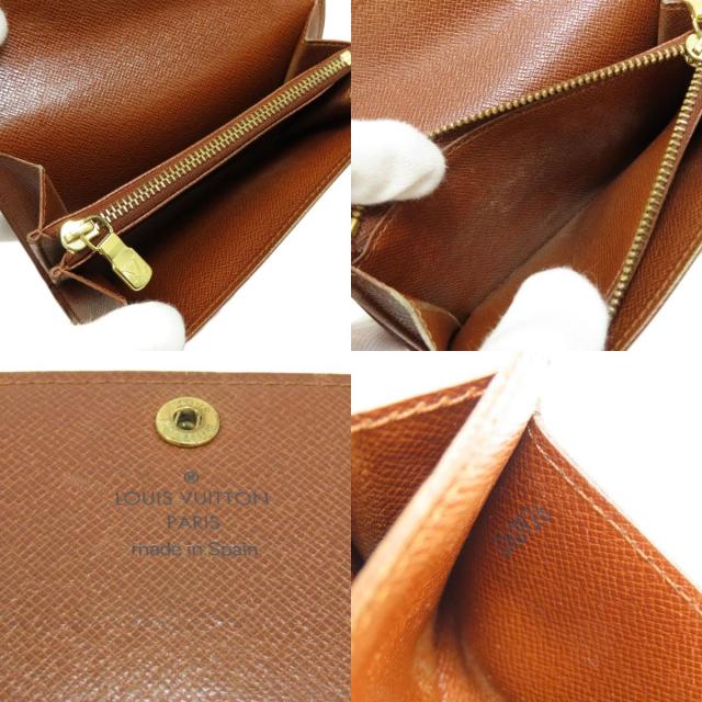 LOUIS VUITTON ルイヴィトン M61735 ポルトモネ・ジップ モノグラム 二 