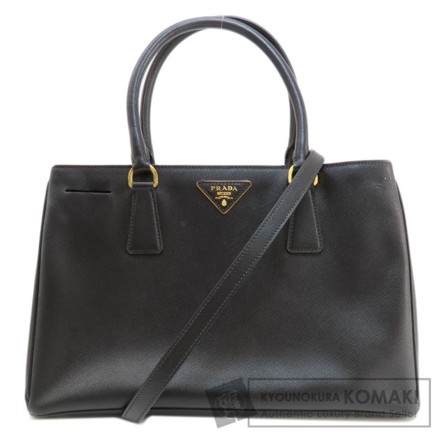 PRADA プラダ サフィアーノ 2WAY ハンドバッグ レザー レディース  