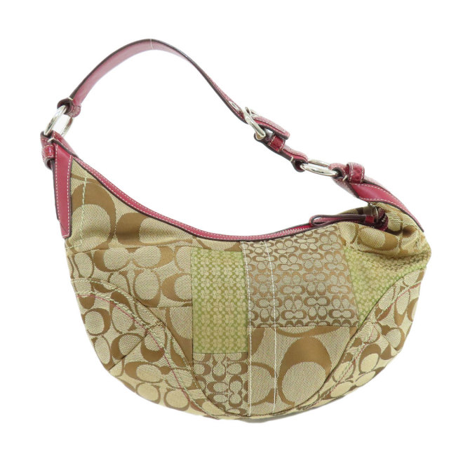 COACH コーチ 10086 シグネチャー パッチワーク ハンドバッグ  