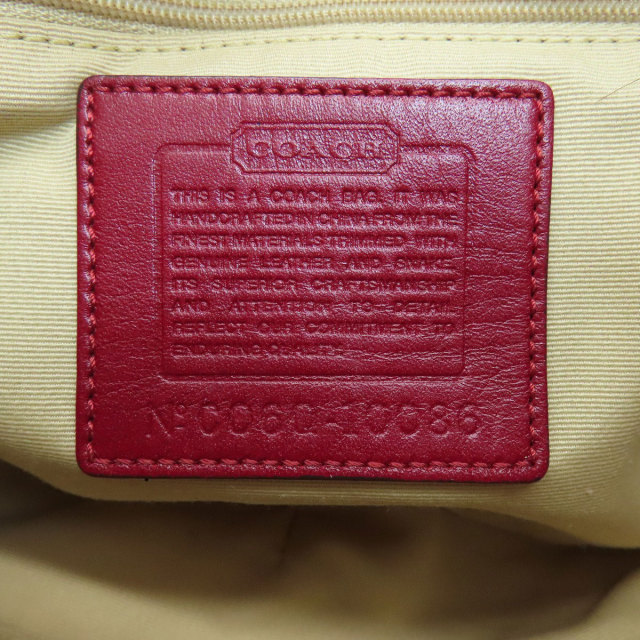 COACH コーチ 10086 シグネチャー パッチワーク ハンドバッグ