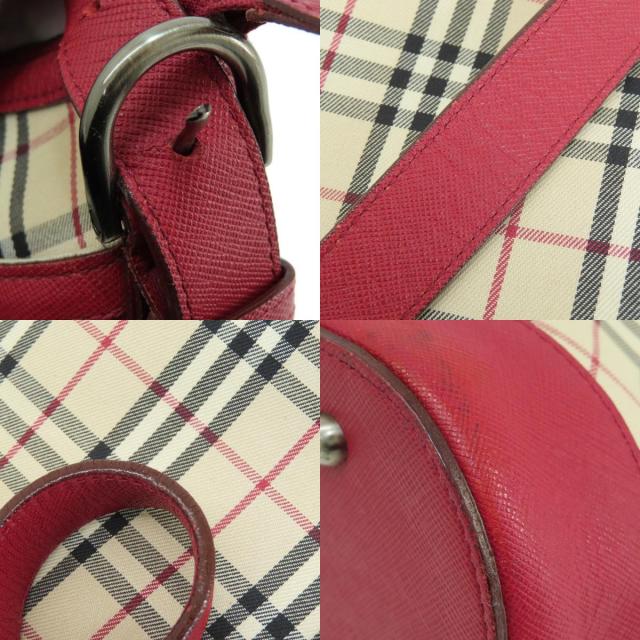 BURBERRY バーバリー ノバチェック ショルダーバッグ キャンバス  