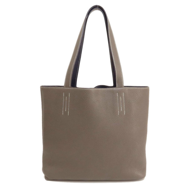 HERMES エルメス ドゥブルセンス28 エタン ブルー トートバッグ