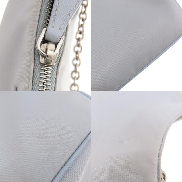 PRADA プラダ 1BH204 ロゴ金具 2WAY ハンドバッグ ナイロン素材