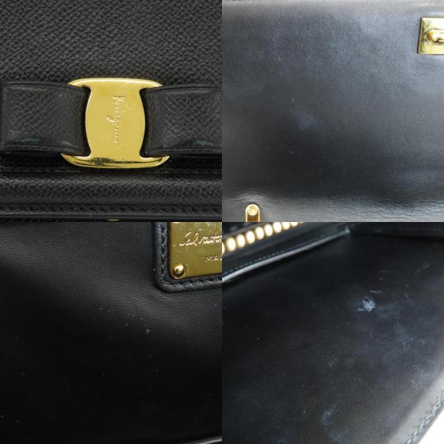サルヴァトーレ・フェラガモ ヴァーラリボンPVCショルダーバッグ サルヴァトーレフェラガモ Salvatore Ferragamo チェーン