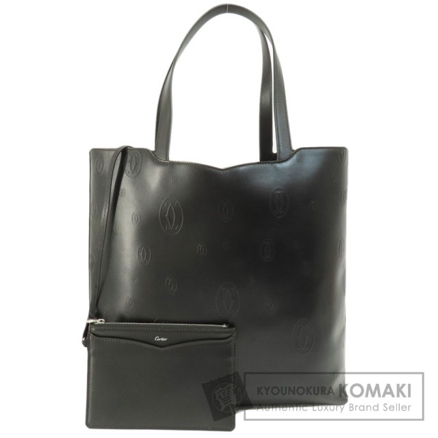 CARTIER カルティエ ハッピーバースデー トートバッグ レザー レディース 
