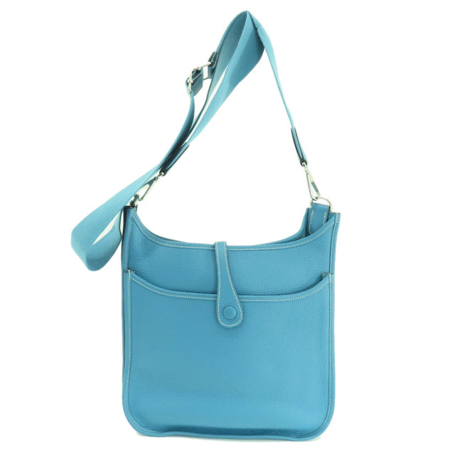 HERMES エルメス エブリン 3 PM ブルージーン ゴールド金具 ショルダー  