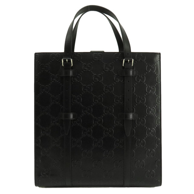 GUCCI グッチ 700421 GGエンボス トートバッグ レザー ユニセックス