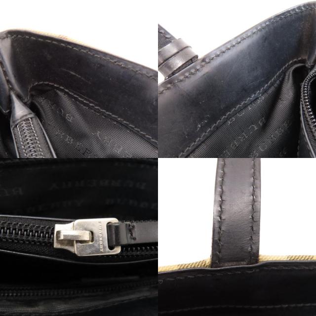 BURBERRY バーバリー ノバチェック ハンドバッグ PVC レディース
