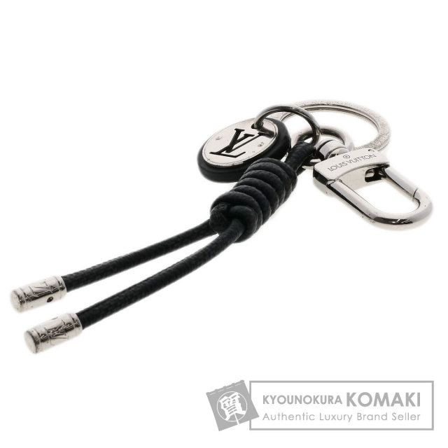 ルイヴィトン キーホルダー レザー ロープ キーリング ダミエ グラフィット