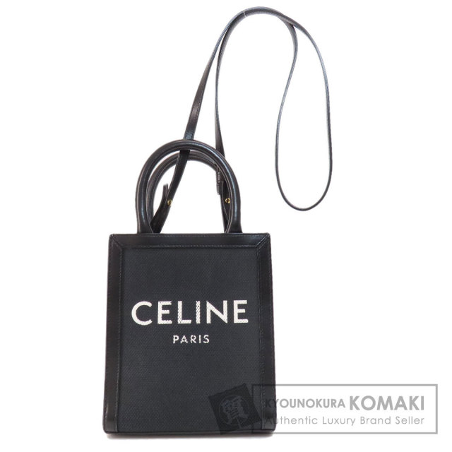 CELINE セリーヌ バーティカルカバ 2WAY ハンドバッグ キャンバス  