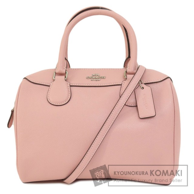 COACH コーチ F32202 2WAY ハンドバッグ レザー レディース 中古