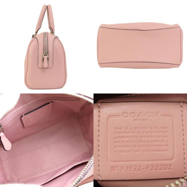 COACH コーチ F32202 2WAY ハンドバッグ レザー レディース 中古