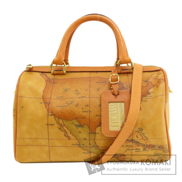 PRIMA CLASSE プリマクラッセ ミニボストン 地図柄 2WAY ボストン  