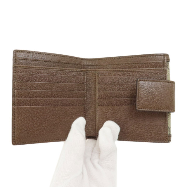 GUCCI グッチ 523173 オフィディア GG フレンチフラップウォレット 二 