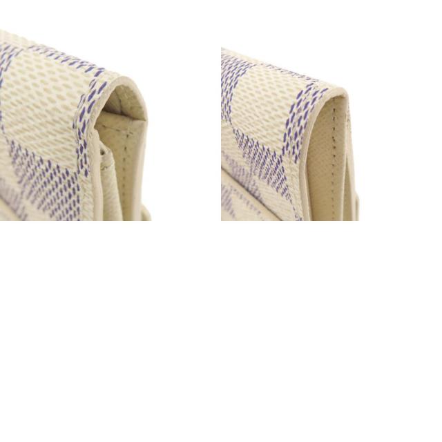 ルイヴィトン 折り財布 ポルトフォイユ エリーズ ダミエ アズール N61733