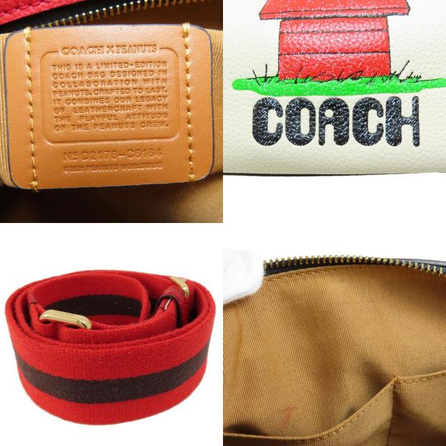 COACH コーチ C6164 スヌーピーコラボ 2WAY ボストンバッグ  