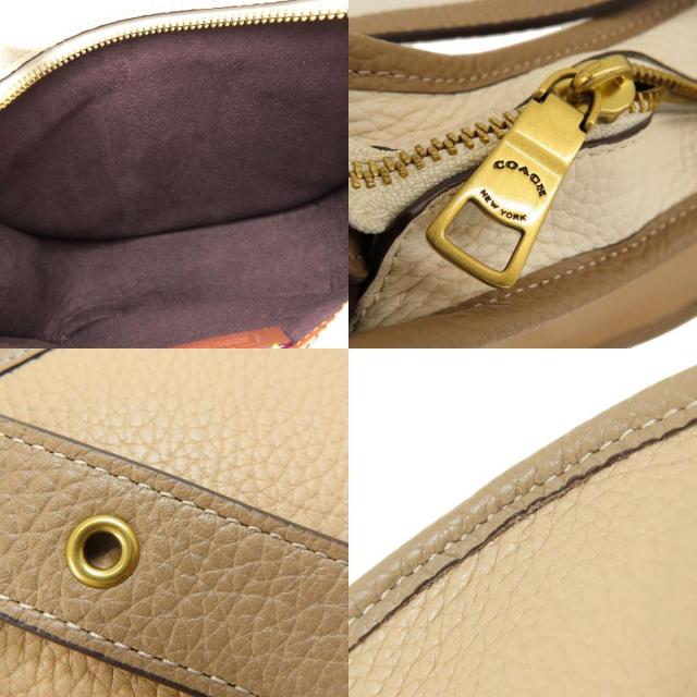 美品　COACH　コーチエメリー クロスボディ 21 カラーブロック ベージュ COACH コーチ 89124 エメリー クロスボディ 21 カラーブロック