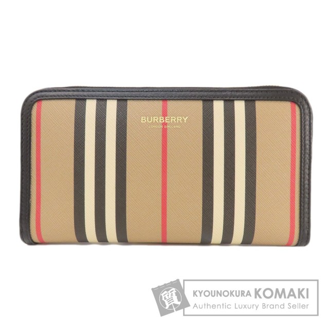 BURBERRY バーバリー ラウンドファスナー 長財布（小銭入れあり） PVC  