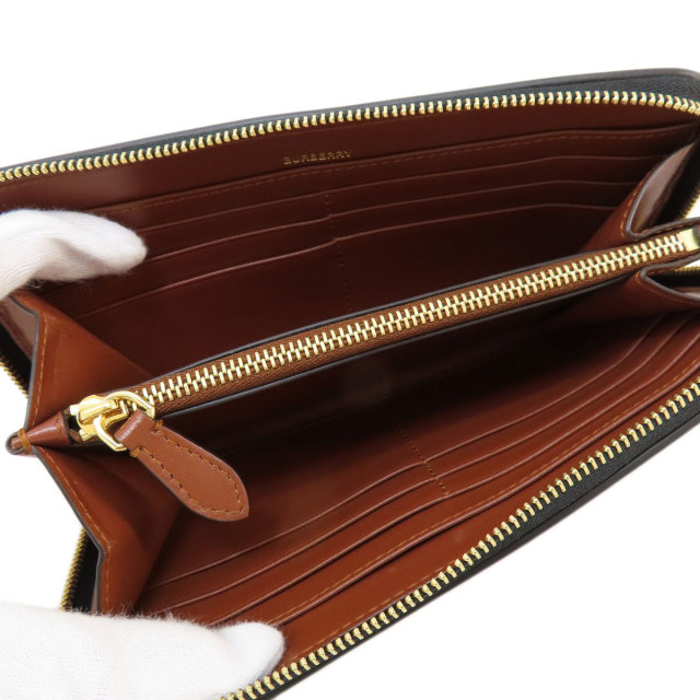 バーバリー BURBERRY チェック ラウンドファスナー ミニ 財布 コイン  