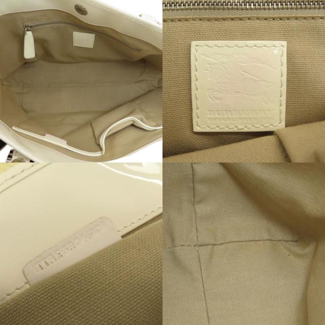 BURBERRY バーバリー PVC エナメル トート ハート柄 ノバチェック