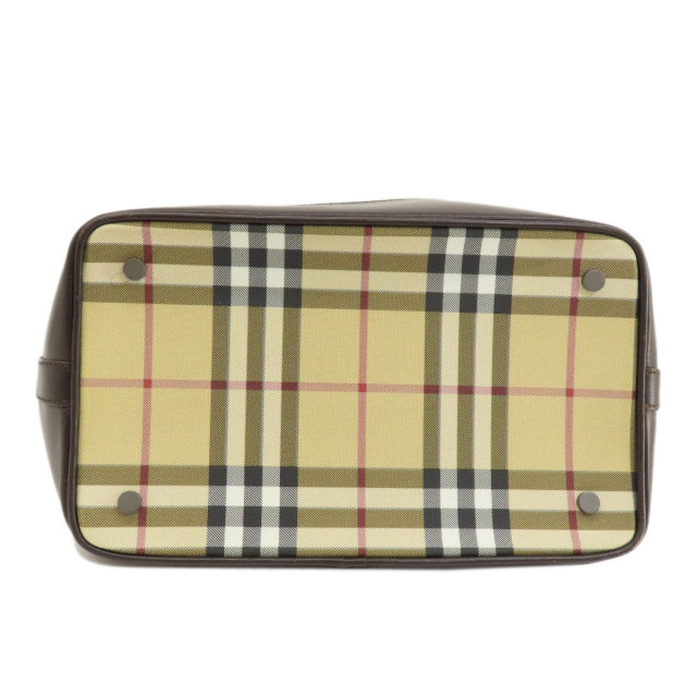 BURBERRY バーバリー ノバチェック トートバッグ PVC レディース