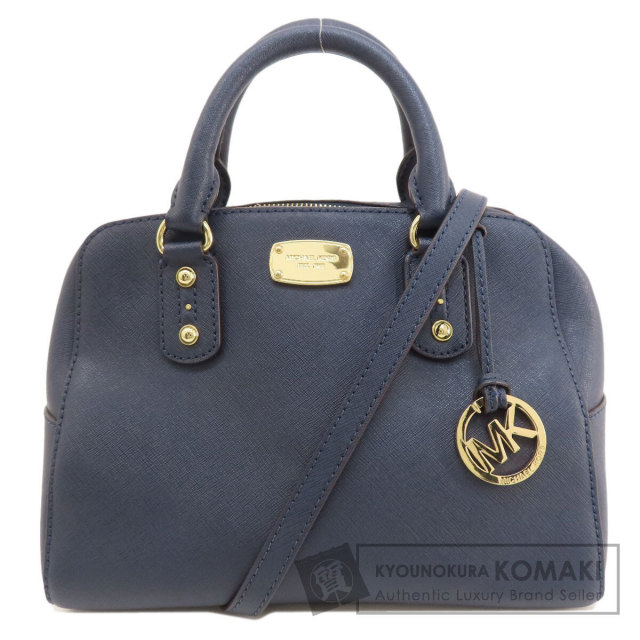 Michael Kors マイケルコース ボーダー ハンドバッグ レザー
