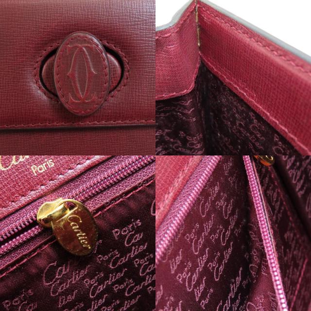 カルティエ マストライン カーフ ハンドバッグ CARTIER カルティエ マストライン ハンドバッグ カーフ